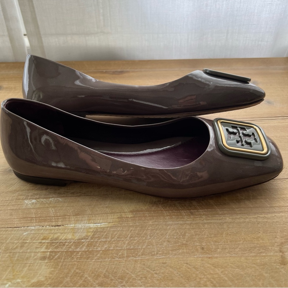 Tory Burch Georgia Square Toe Ballet Flats Women’s Size 7 - Picture 4 of 7